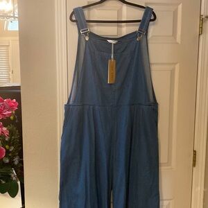 Tendency Overalls 2X NWT. Gorgeous for lounging or a day at the mall.